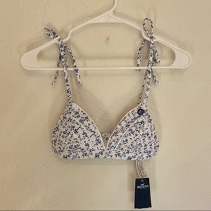 Hollister Floral Bikini Top